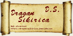 Dragan Sikirica vizit kartica